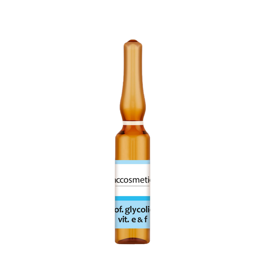 glycolic acid + vit e & f mccosmetics.ny