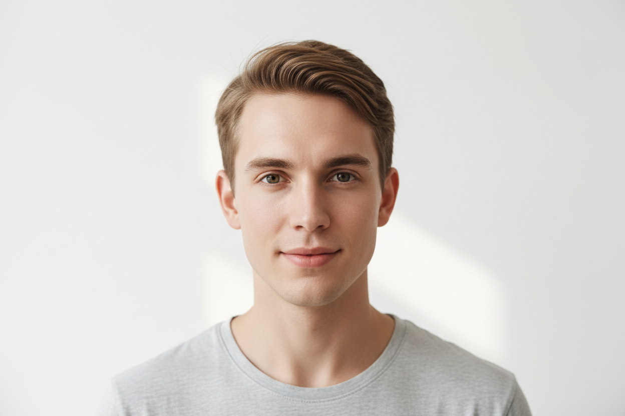 unbranded male youth cosmetics model